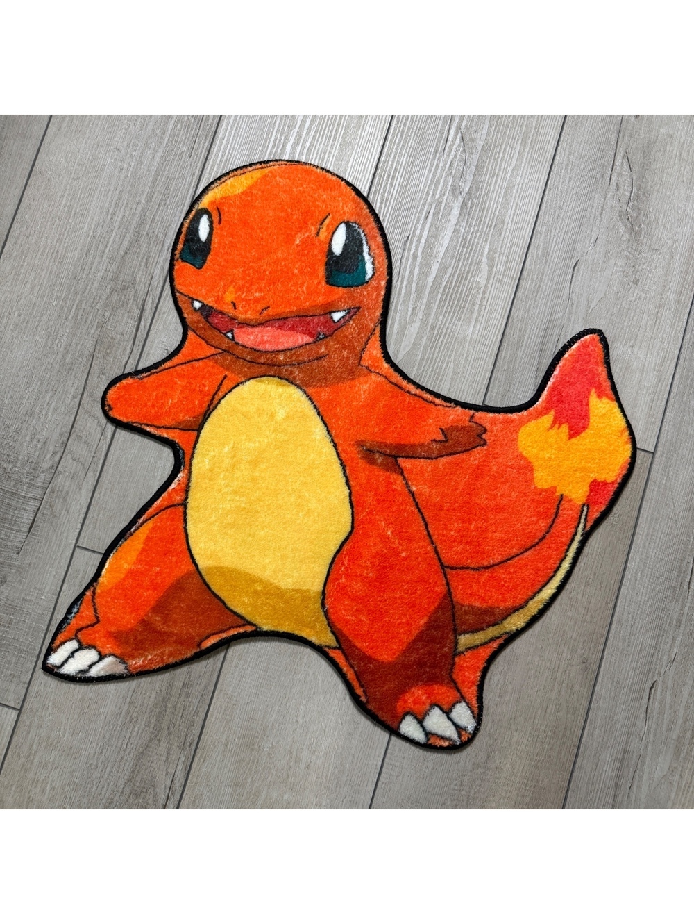 Pokemon Charmander Fire Lizard Rug22" Anime Gamer Y2K Plush Floor Mat Room Decor